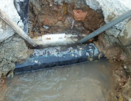 浦北测漏水之水管漏水